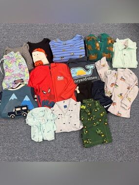 Toddler Boys Bundle Lot of Clothes Mixed Brands Size 2T